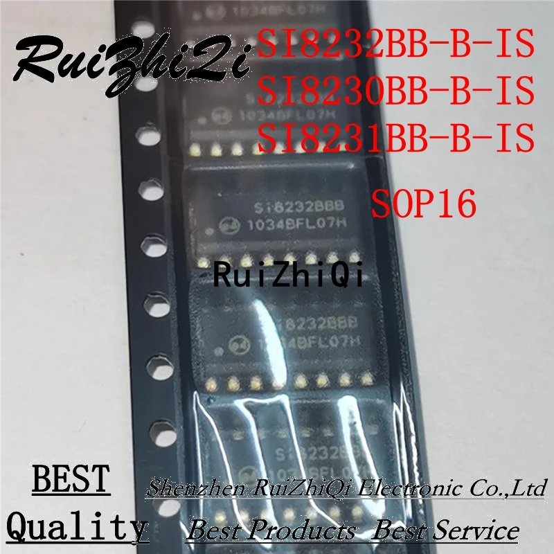 NEW 5PCS/LOT SI8232BB-B-IS SI8232BB SI8230BB-B-IS SI8230BB SI8231BB-B-IS  SI8231BB  SOP16 IN STOCK