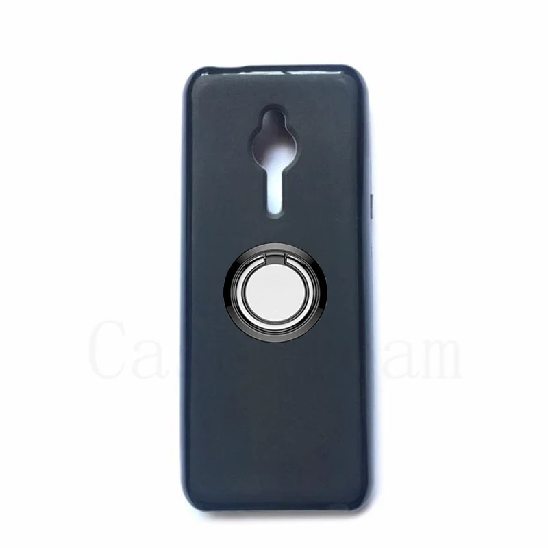 Para Nokia 230 N230 2,8 "2015 soporte de anillo trasero cubierta de teléfono TPU fundas de silicona suave