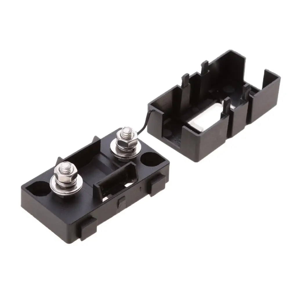 Heavy Duty ANS Midi Fuse Holder Unbreakable Base Plastic Auto Replacement Parts for Car RV Forklift 50x25mm