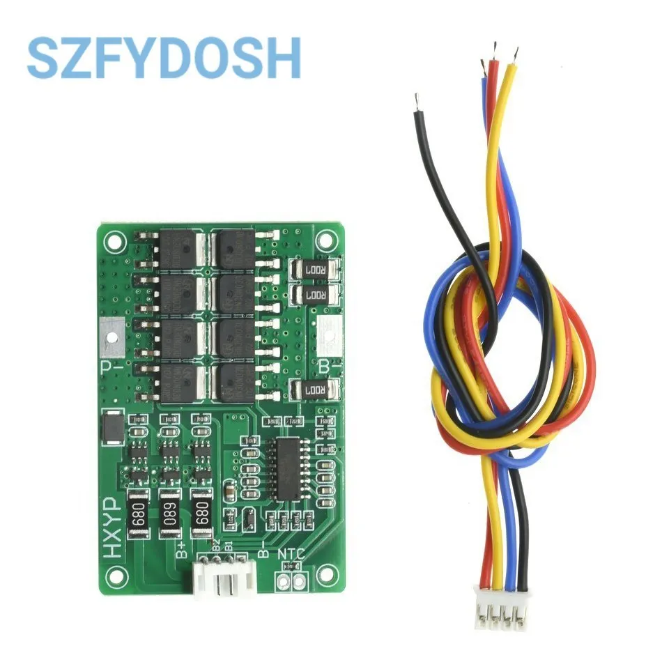 HXYP-3S-BM25 3S Li-ion 11.1V 12.6V Protection Board 18650 Lithium Battery Protection Board 20A BMS Temperature Control Sensor