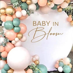 Baby In Bloom Baby Shower Party Wall Sticker Decal Gender Reveal Girl or Boy Pregnancy Bedroom Living Room Home Decor