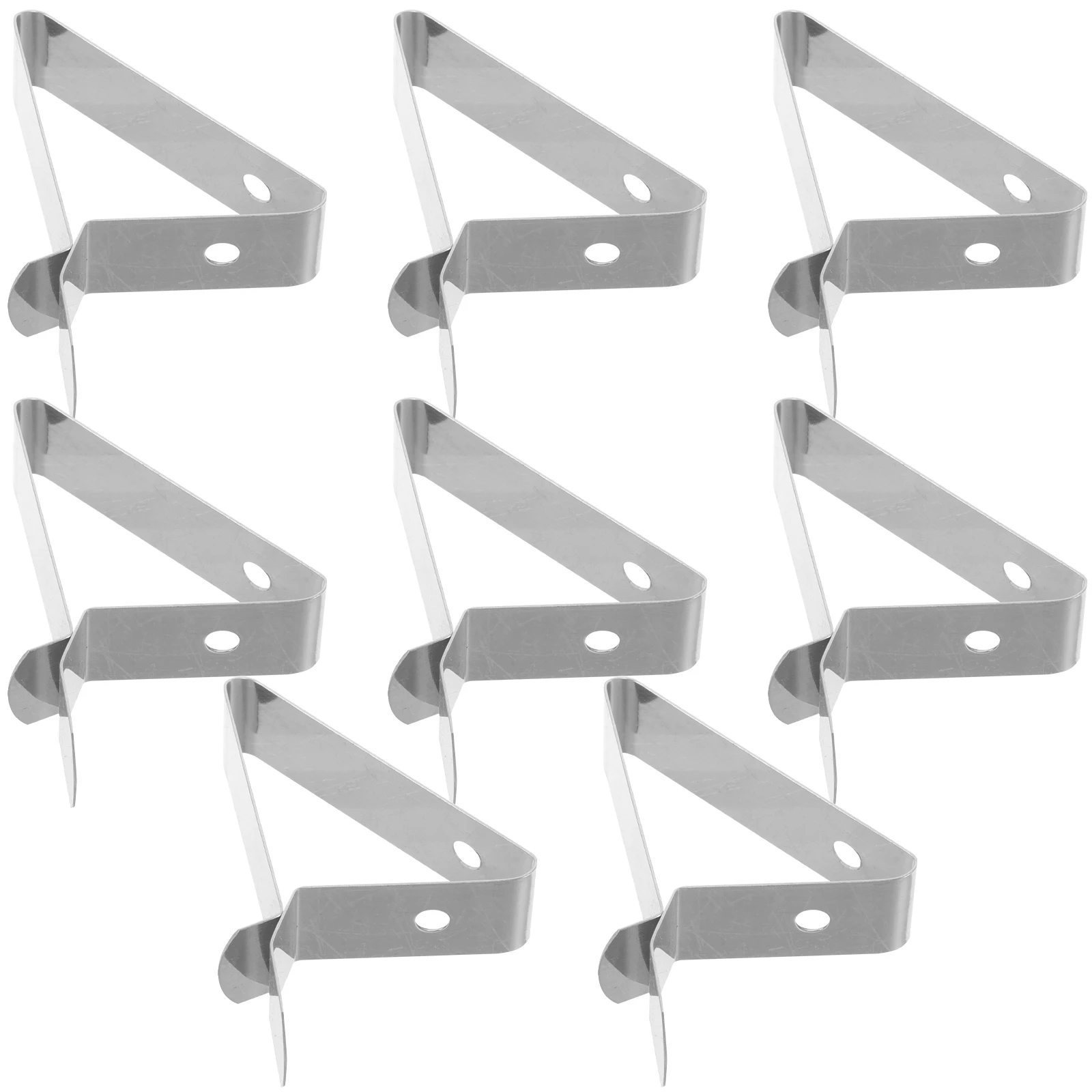 

8pcs Food Grade Stainless Steel Thermometer Probe Clips 4Mm Hole Anti-Scald Pot Clip Holder For Kitchen Bbq Grilling Baking