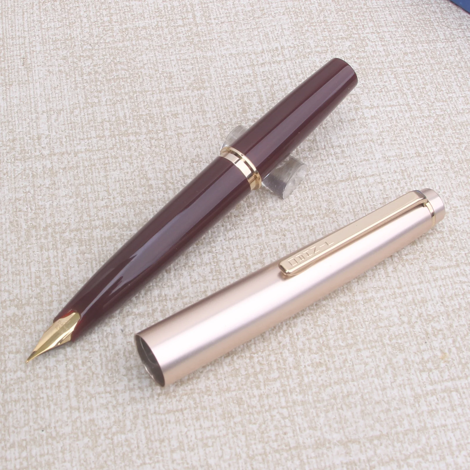 2 Pcs/Lot Limited Jinhao 59 Series Fountain Pen Mini Short Steel 0.38mm/EF/F/Bent Portable Pocket Pen Office Supplies Stationery