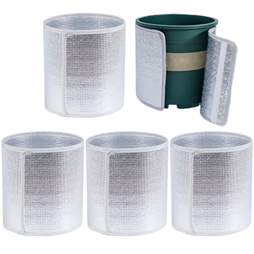 As Shown Double-Layer Thermal Pot Aluminum Film Frost Cover Frost Protection Frost Protection Cover Heat Reflecting Film