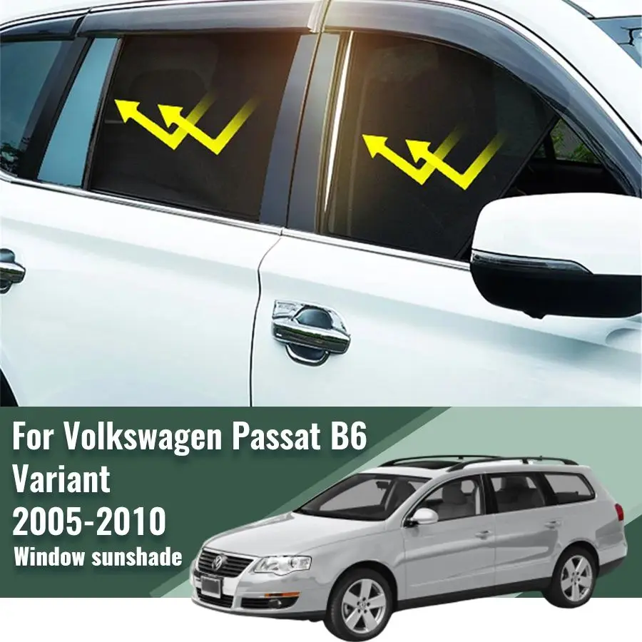 

For Volkswagen VW Passat B6 Wagon Variant 2005-2010 Car Sunshade Magnetic Front Rear Windshield Curtain Side Window Sun Shade