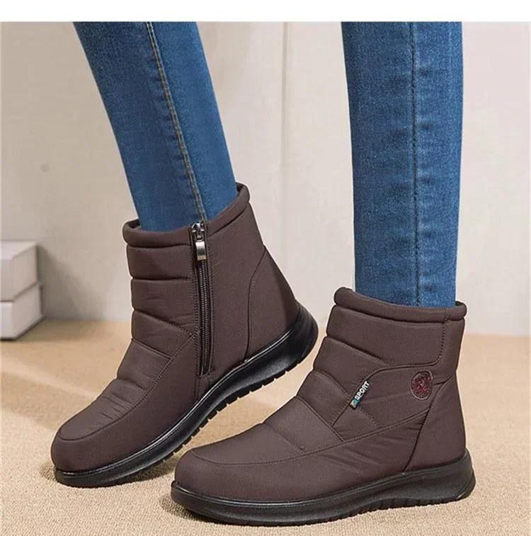 2023 Women Snow Boots Winter Waterproof Women Ankle Boots Fashion Comfortable Platform Warm Plush Winter Cotton Shoe Botas Mujer