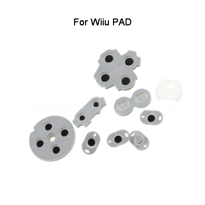 YuXi-Juego de botones adhesivos conductores, almohadilla de goma de silicona conductora para reparación de botones, Wiiu, 1 Juego