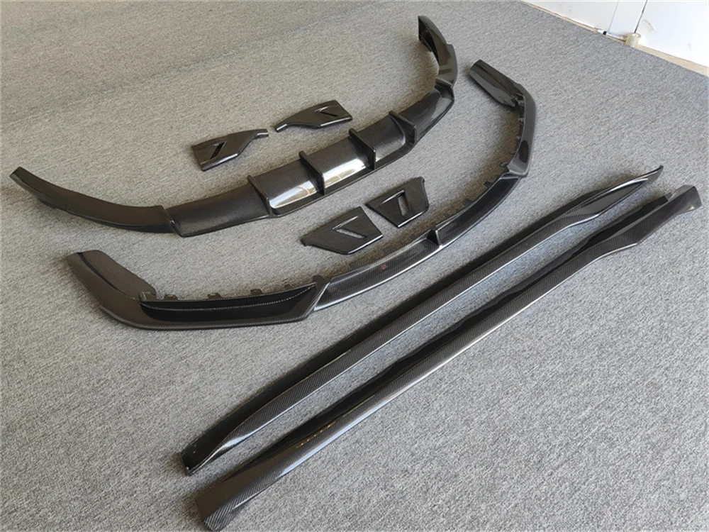 Carbon Fiber X-Style Front Lip Rear Diffuser Side Skirt Body Kit for Cars Enhanced Styling Accessories for Porsche 911 992