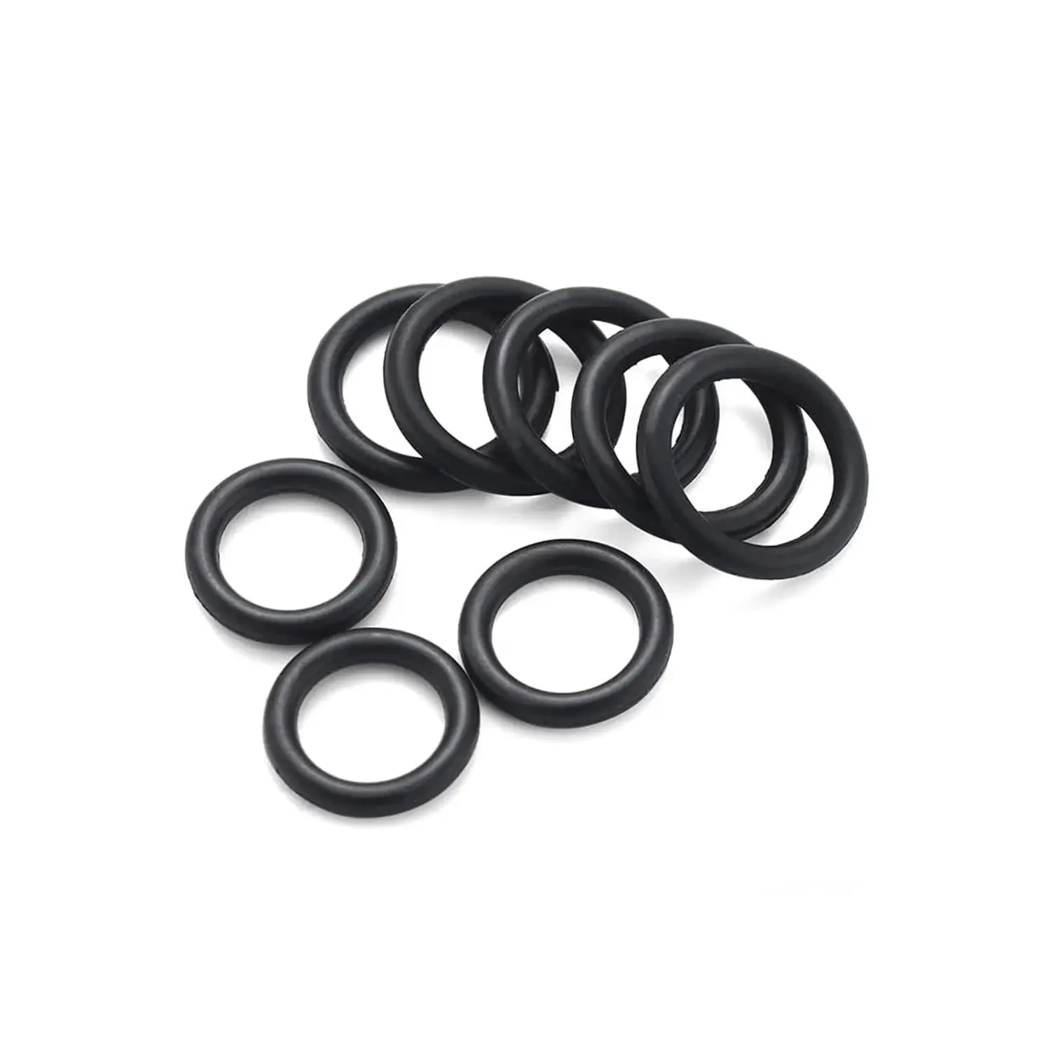 10/50pcs NBR O Ring Gasket CS 2mm OD 5mm~150mm Nitrile Butadiene Rubber Spacer Oil Resistance Washer Round Shape