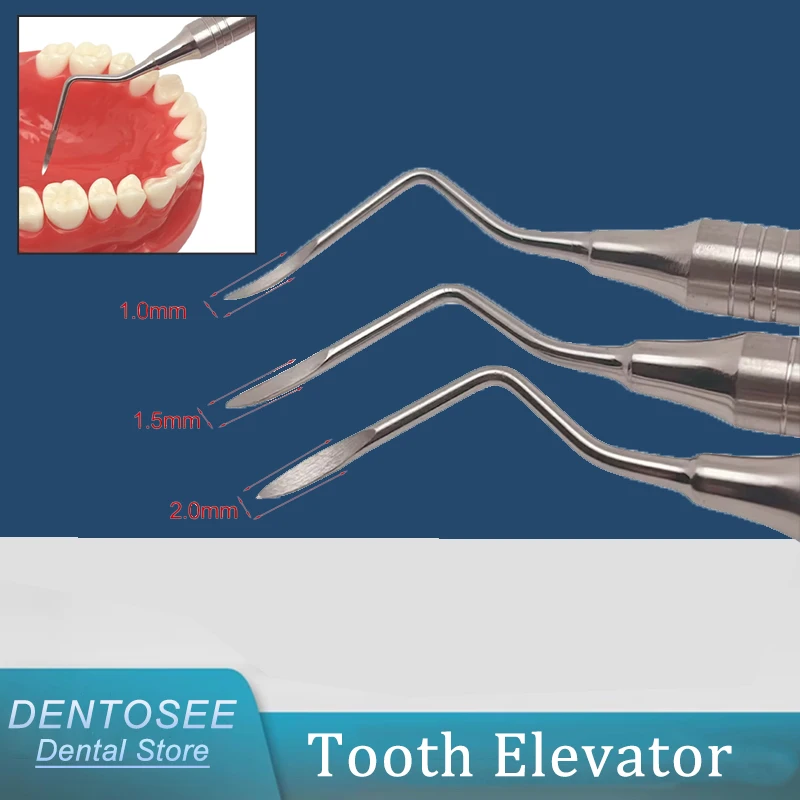 

Профессиональный стоматологический лифт с наконечником корня, минимально инвазивный инструмент для извлечения с острым наконечником для хирургии имплантата и удаления зубов