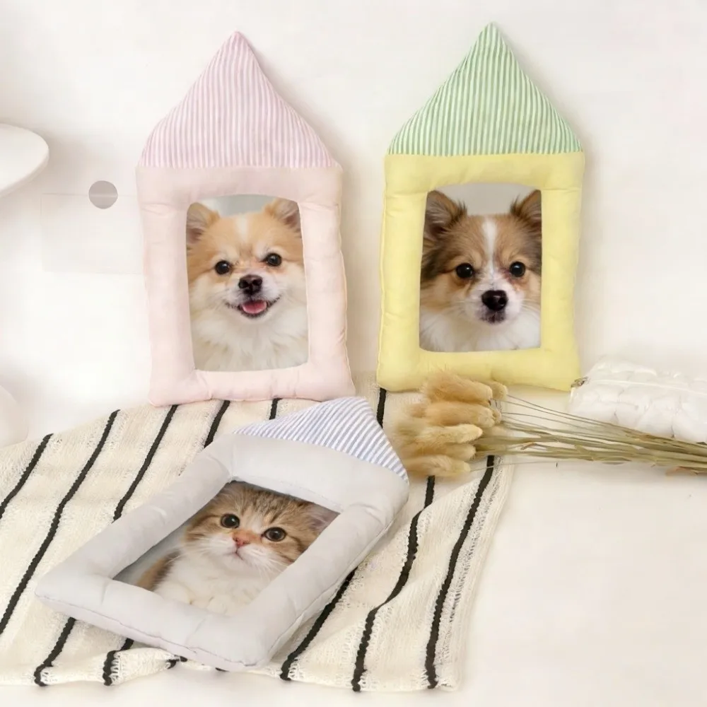 Wall Hanging House Shape Photo Frame Creative Cute Cotton Picture Frame Cloth soft Picture Frame Ornaments Children Room Decor