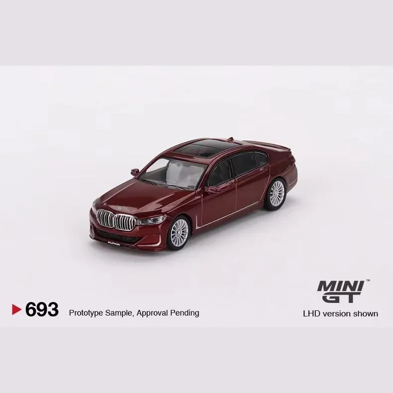 MINIGT 1:64 BMW Alpina B7 #693 alloy car model free shipping collection, boys' toys,adult collection ornaments, children's gifts