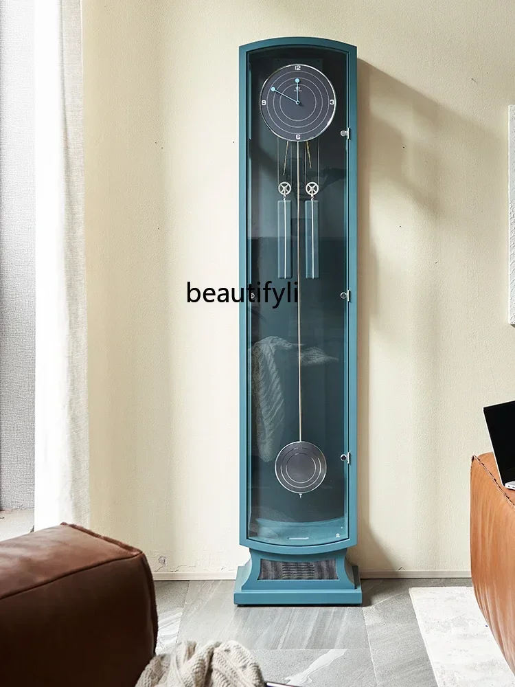 The Grandfather Clock Clock Living Room Home Smart Music Time-Reporting Clock Decoration Ornaments Vertical Bell