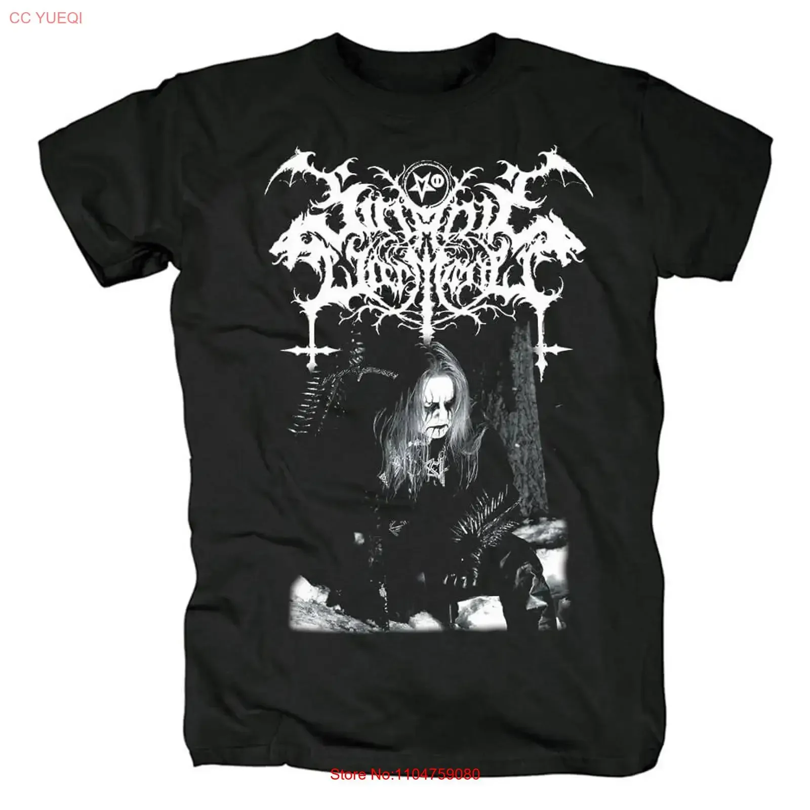 Finland Satanic Warmaster T Shirt Devil Band  vintage Washed homme designer clothes fashion Casual Unisex Stylish Comfortable