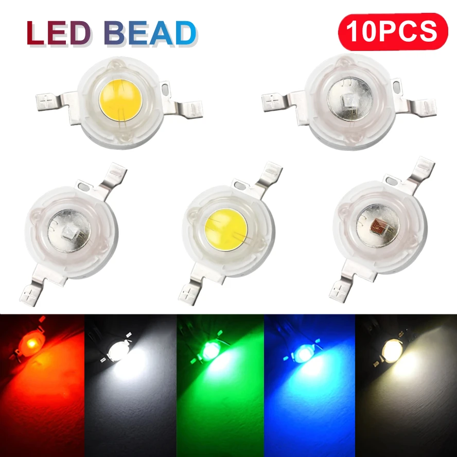 

10PCS/lot High Power LED Chip Lamp Bulb 2.1-3.6V 110-120LM Bead Line Emitter Diode DIY Led Light Decoration LED Bulb IC SMD Lamp