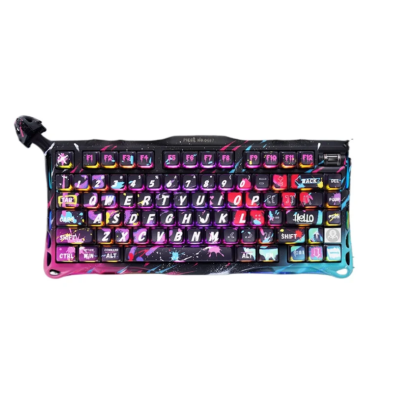 

Magnetic axis keyboard RGB special mechanical aluminum tuo tuo keyboard for boys