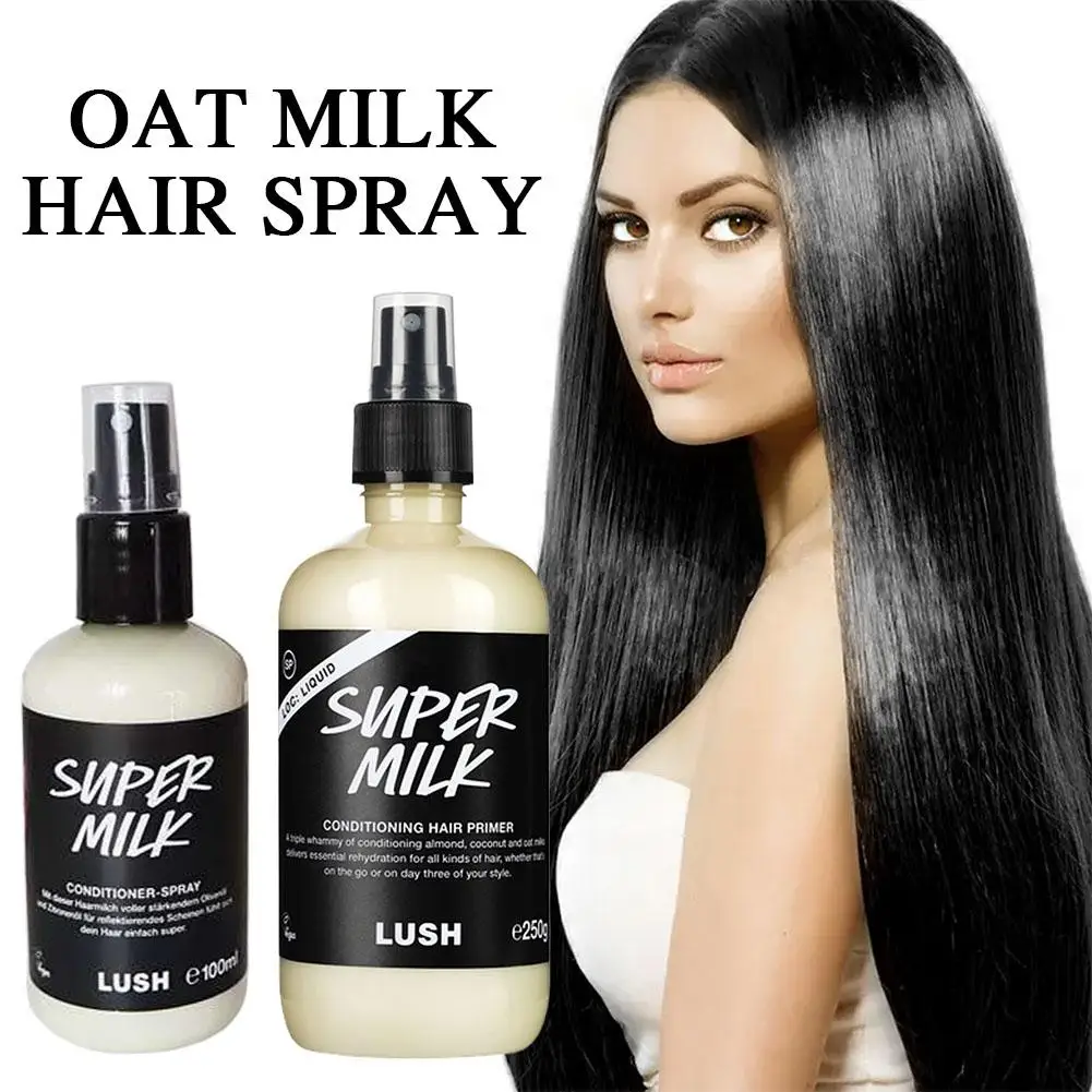 100/250ml Hair Care Spray Oat Milk Essence Deep Nourishing Strong Hair Anti-scalding Protection Reduce Damage Moisturizing Spray