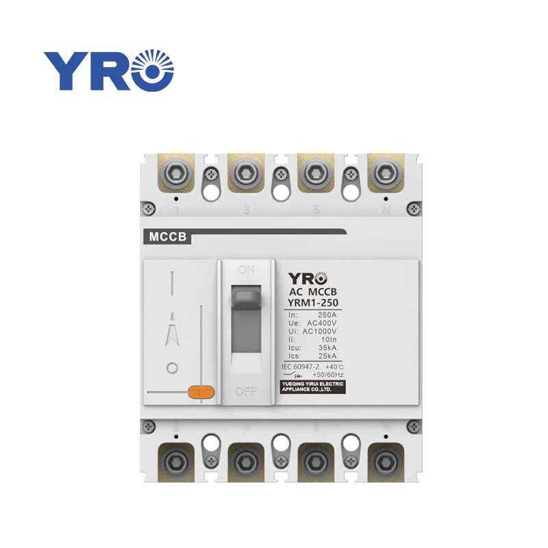 125A AC MCCB Moulded Case Circuit Breaker 63A 100A AC230V 2P Single phase 3P AC400V three-phase