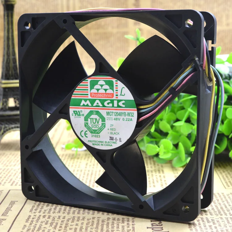 MAGIC MGT12048YB-W32 48V 0.22A 12032 120CM 4WIRES COOLING FAN