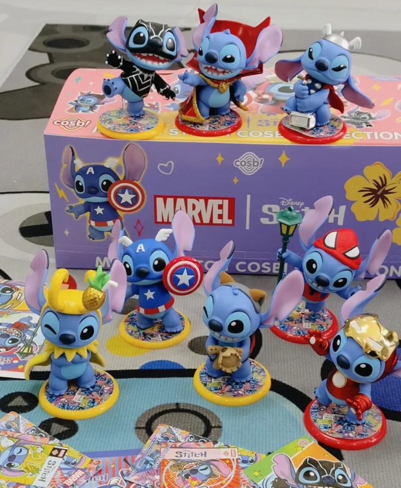 สติกเกอร์มาร์เวล คอสบี มินิ ดอลล์ อิโมชั่น ด็อก ของขวัญวันเกิด น่ารัก ของสะสม กล่องสุ่ม ของเล่นสุดฮิต ของสะสมสุดเทรนดี้