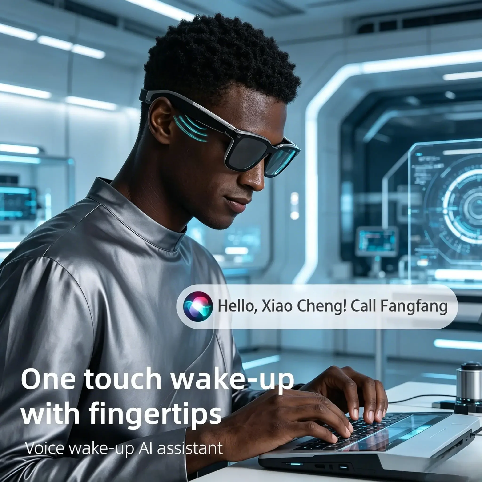 

8MP HD Camera AI Smart Sunglasses, Support 4K Video Shooting, AI Translation, Bluetooth Call, Recording and Music Playback