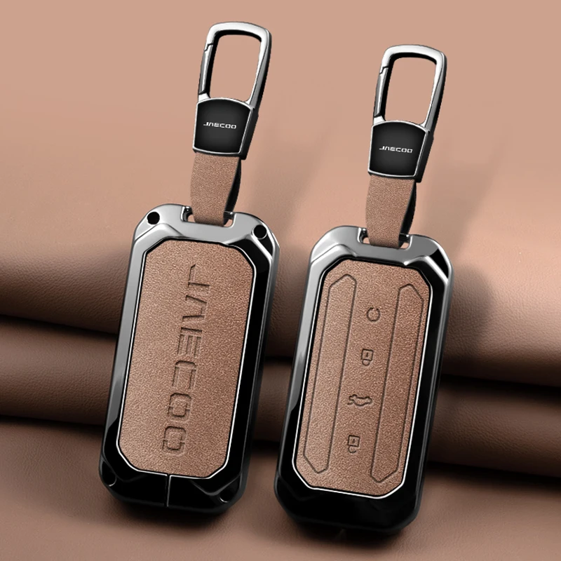 For Chery Jaecoo J5 J7 5 7 2025 2026 Keychain and Keyring Car Interior Accessories Zinc Alloy Car Key Protective Cover Suitable
