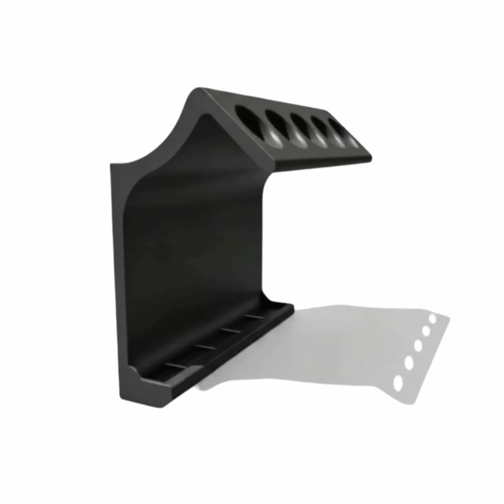 No-Drill Bathroom Multi-Functional Shelf Fashionable 5-Slot Kitchen Desktop Organizer Practical 3D Printing
