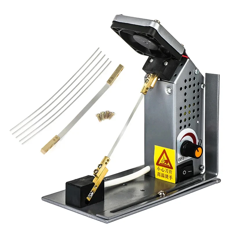 

Мини-электрический терморежущий станок 220 В, 10 Вт, регулировка температуры с режущим инструментом, нейлоновая атласная нагревательная лента