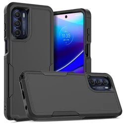 Fashion Armor Case for Motorola Moto G Stylus 5G 2022 4G 2021 Hybrid Shell Dual Layer Shockproof Protection Plain Back Cover