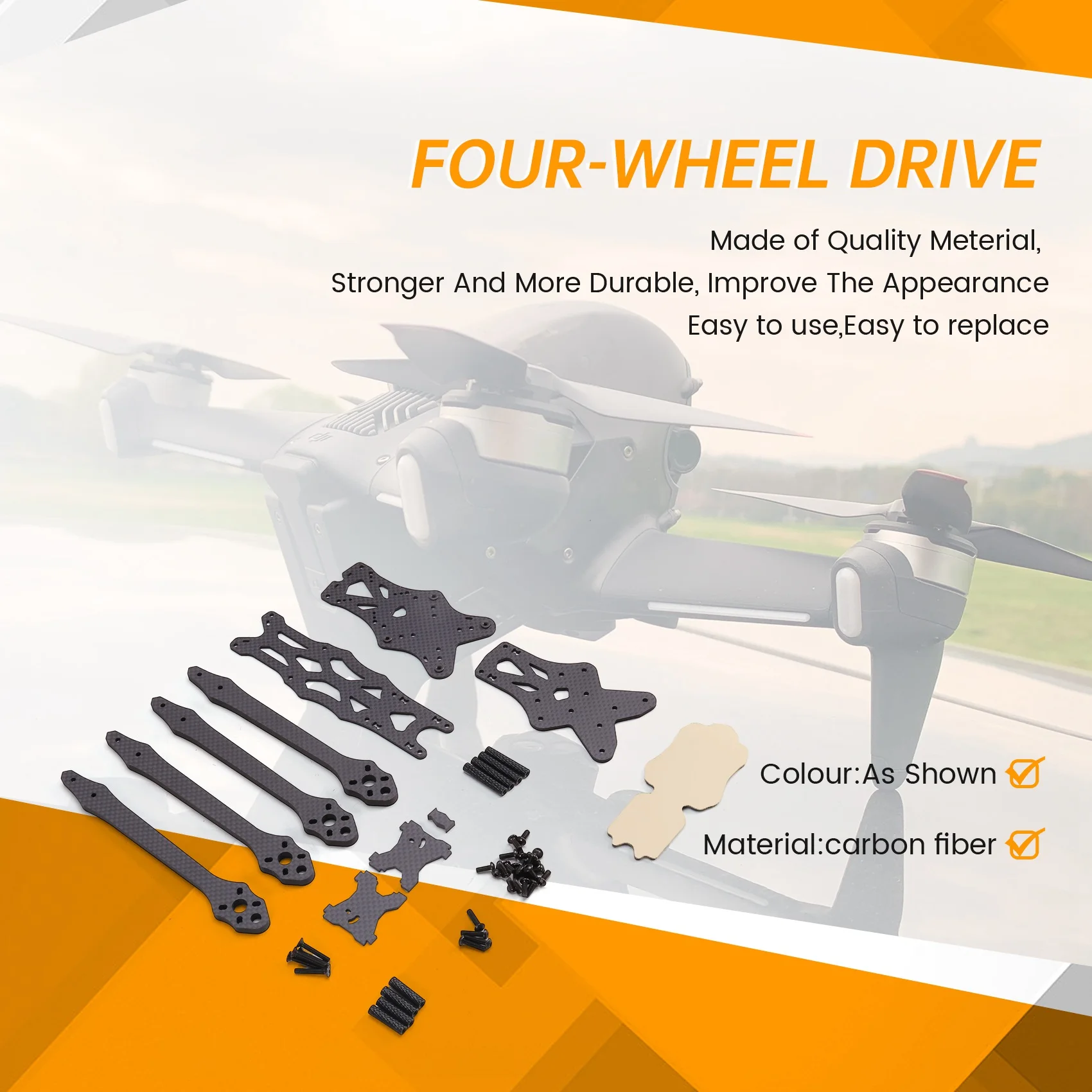 

For APEX HD 7 Inch Frame Kit Carbon Fiber Quadcopter Long Range 5.5Mm Arm 315Mm DIY Parts For FPV Freestyle RC Drone