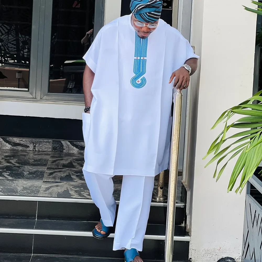 2026-african-clothes-for-men-dashiki-tradition-outfit-robe-embroidery-white-tops-pants-suits-bazin-muslim-wedding-party-clothing