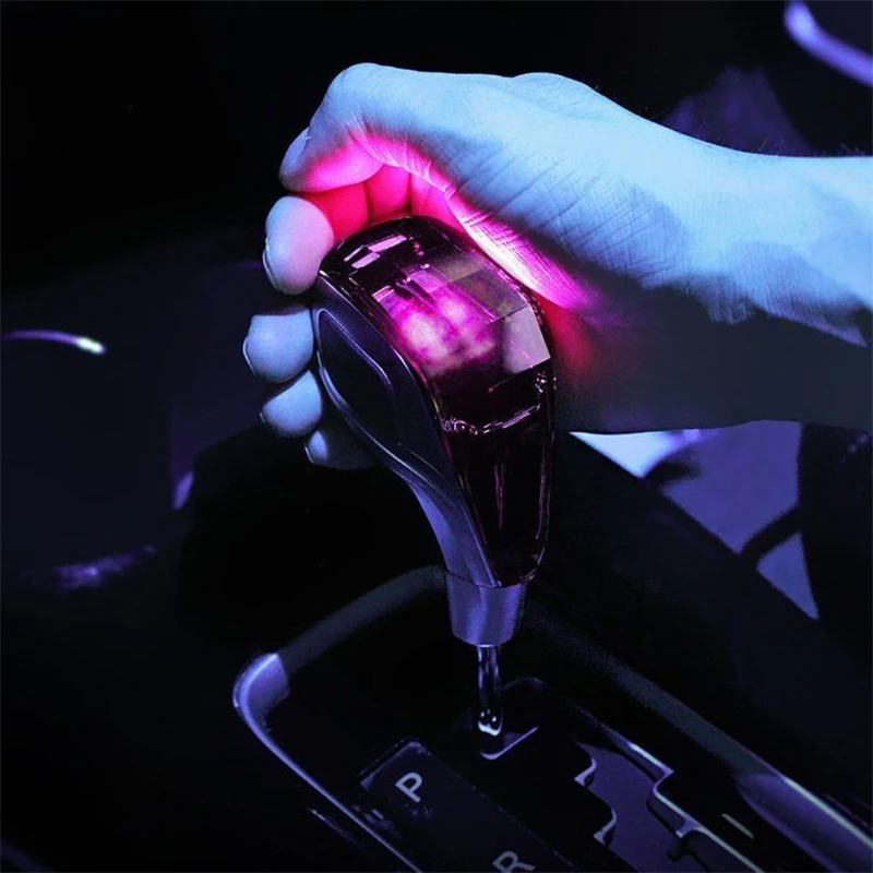 

Crystal Shift Knob Handle With LED Lights Ambient For Toyota Camry RAV4 Corolla Highlander Crown Hiace Wish Reiz Land Cruiser