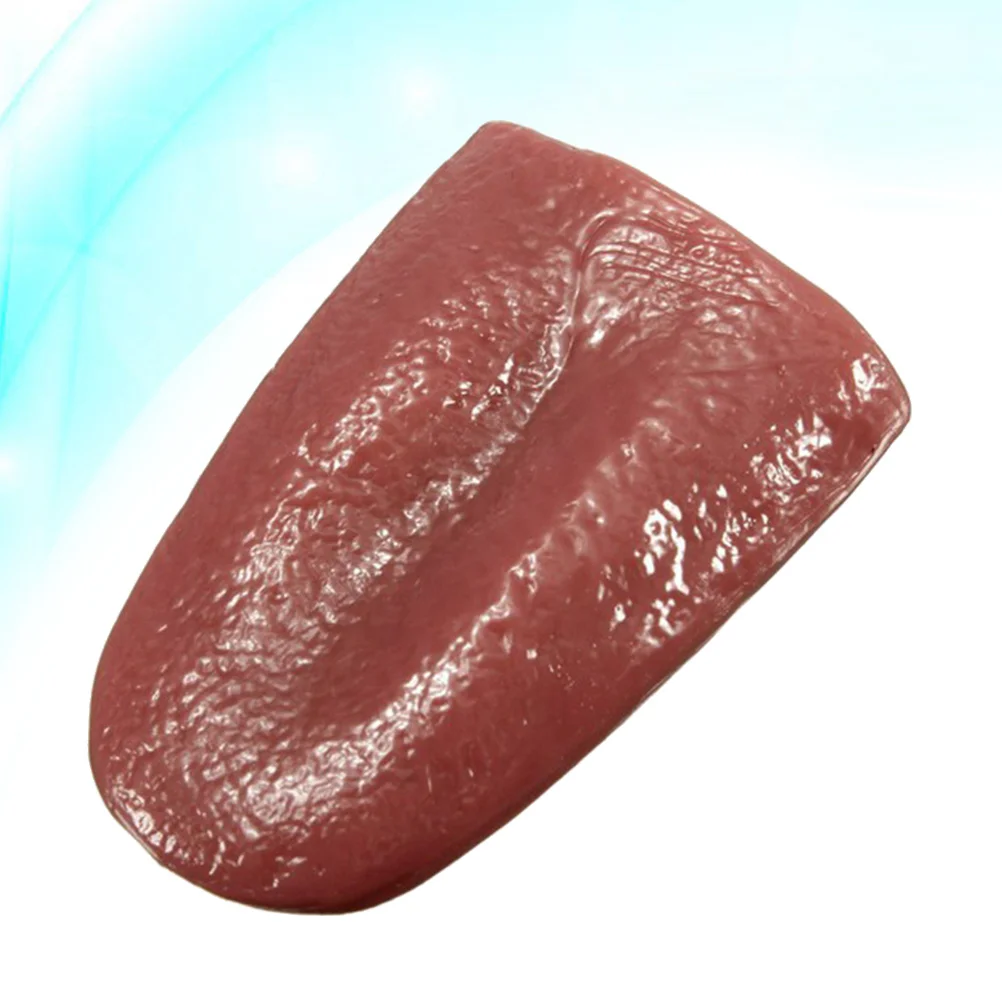 

3 Pcs Realistic Fake Tongue Gross Jokes Prank Tricks Halloween Props halloween body parts