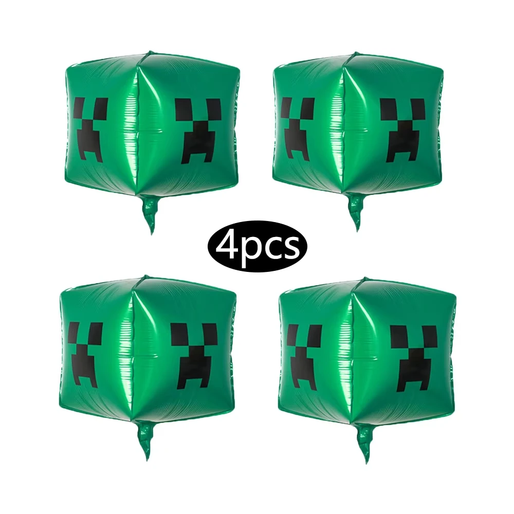 6/4/2 قطعة 22 بوصة بلدي العالم موضوع الحرف الكرتون بكسل لعبة 4D احباط بالون استحمام الطفل حفلة عيد ميلاد زينة اللعب الهدايا #4