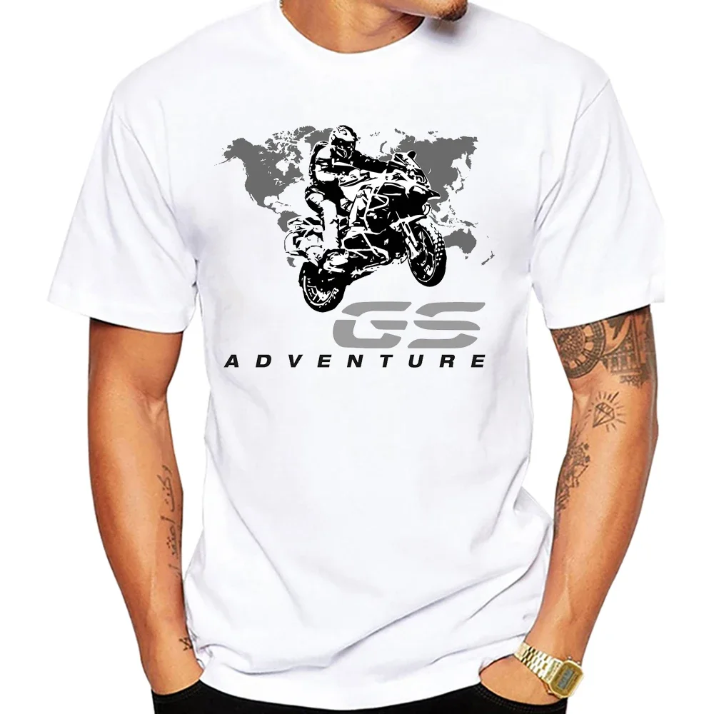 I'am A GS Overlander T-Shirt GS Adventure Logo Classic Motorcycle R1250 GS Riding T-Shirt Men Short Sleeve Motor Sport Tees