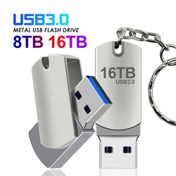 New 2024 Usb 3.0 Pendrive 2TB High Speed Pen Drive 16TB Metal Cle Usb Flash Drive 4TB 8TB Portable SSD Memoria Usb Free Shipping