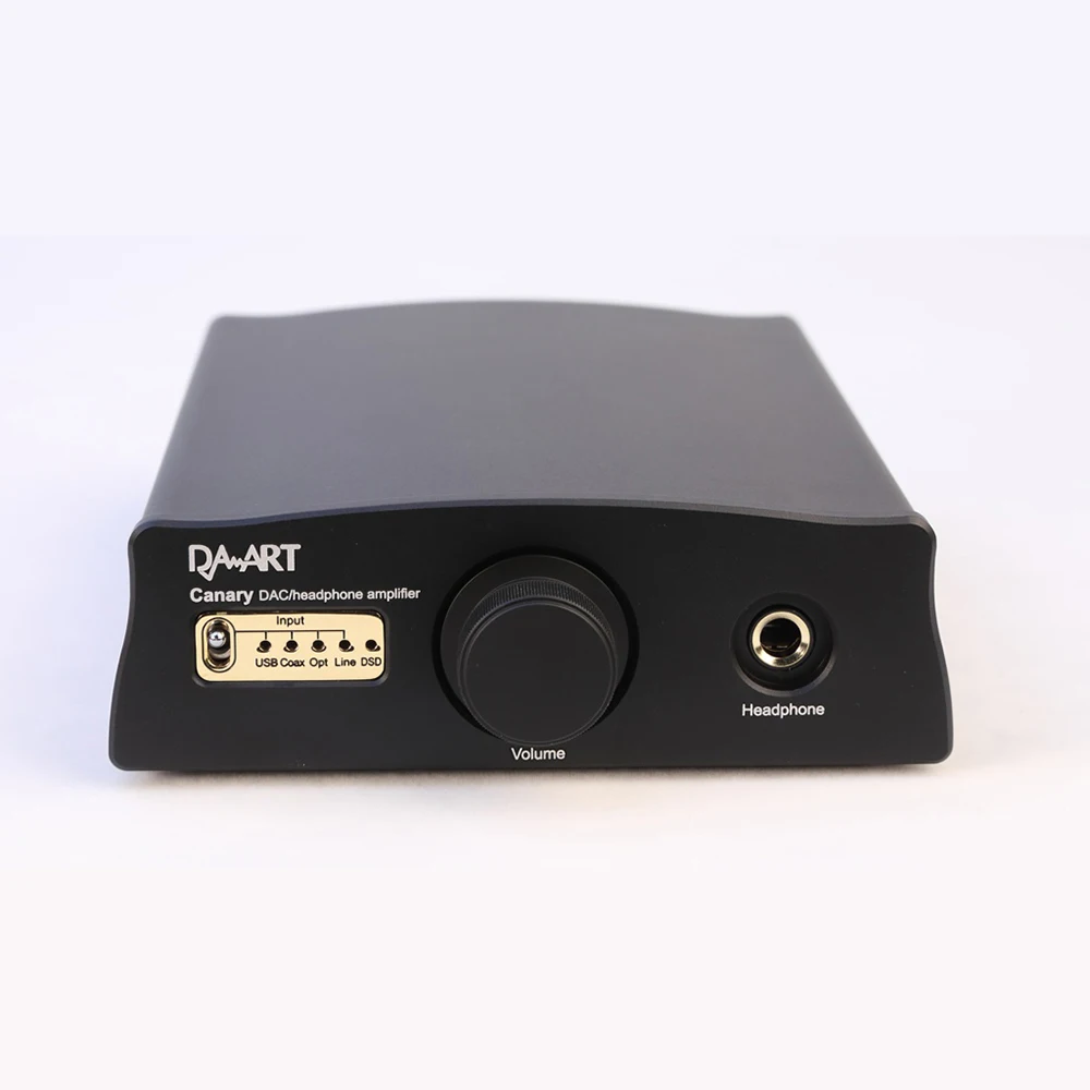 Yulong DAART Canary  ESS9018MK2 XMOS DSD256 PCM384KHz Coaxial Optical USB DAC Desktop Headphone Amplifier