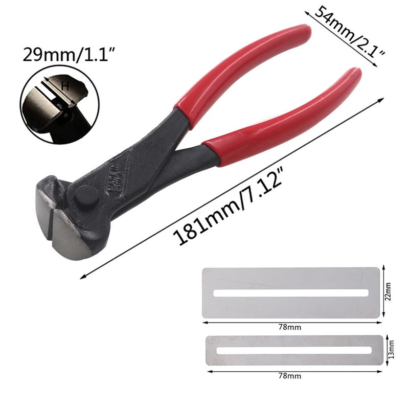 Guitar Fret Wire End Cutter Stringed Nipper Wire Puller Plier String Shear With Fret Wire Guards Repair Tool 7Inch