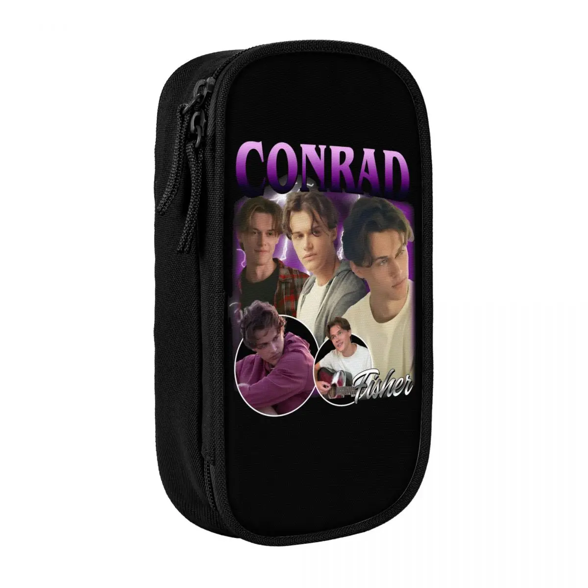 كونراد الصيف تحولت إلى جميلة النعناع الدب مقلمة صندوق رصاص القلم سعة كبيرة أكياس قلم رصاص لوازم القرطاسية سستة #1