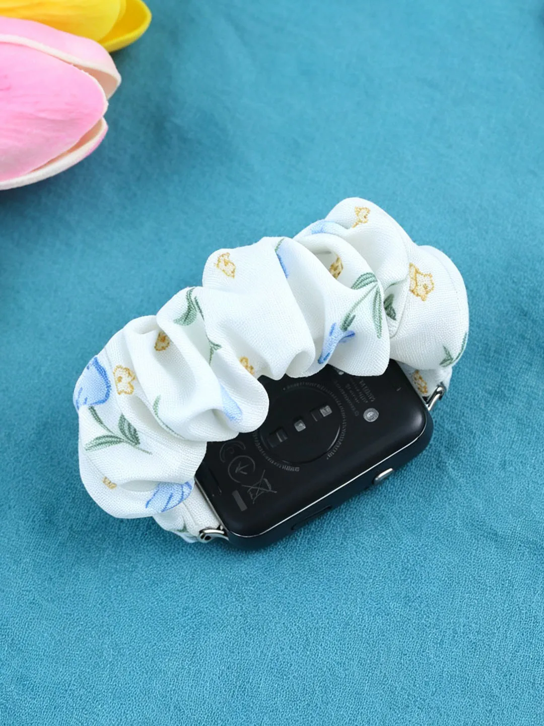 Replacement Scrunchies Band for HUAWEI Band 11/Band 11 Pro Soft Fabric Sport Watch Strap for Women Small Wrist