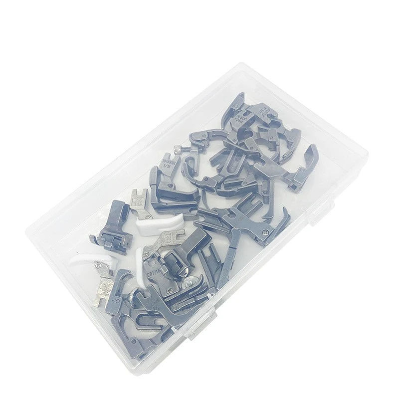 PRESSER FOOT SET(25PCS) Compatible with JUKI DDL-555 DDL-5550 DDL-5600 DDL-8300 Industrial Lockstitch Sewing Machine Accessories