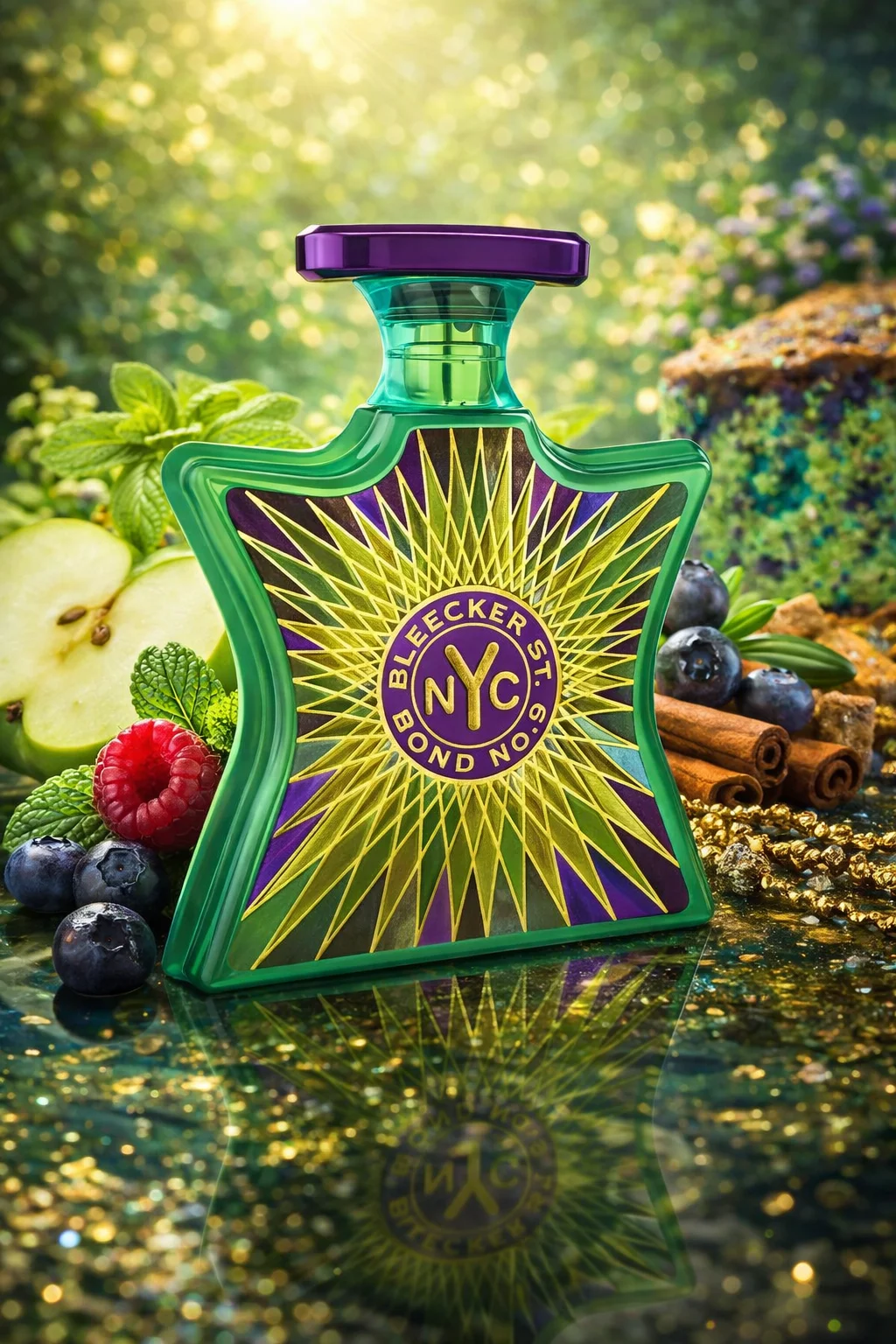 Bond No. 9 Bleecker Street 3.4oz EDP Unisex Fruity Woody Scent with Blueberry Saffron Sandalwood Long Lasting Daily Wear