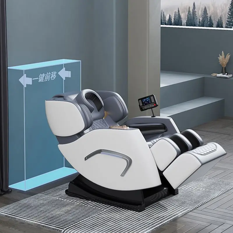 New 8D Shiatsu Massage Chair Gravity Full Body Spa with Leather Arm Application Leather and PU Leather Material - Image 3