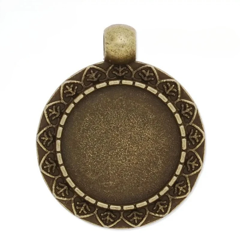 

18mm Antique Bronze Plated Pendant Tray,pendant Bezel,blank Settings,lead and Nickle Free,sold By 20pcs/lot-C3876