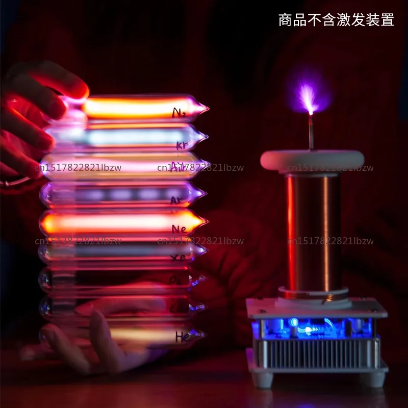 9 kinds of gas Glass rare gas element tube collection sealed xenon inert gas luminescent tube