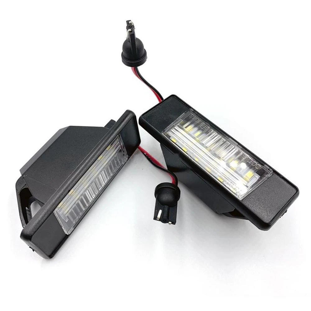 Oświetlenie LED tablicy rejestracyjnej samochodu żarówka tylny Panel pokrywa lampka sygnalizacyjna do Nissan ESQ Q50L Q50S PATHFINDER R51 JUKE PRIMERA P12 2005-2017