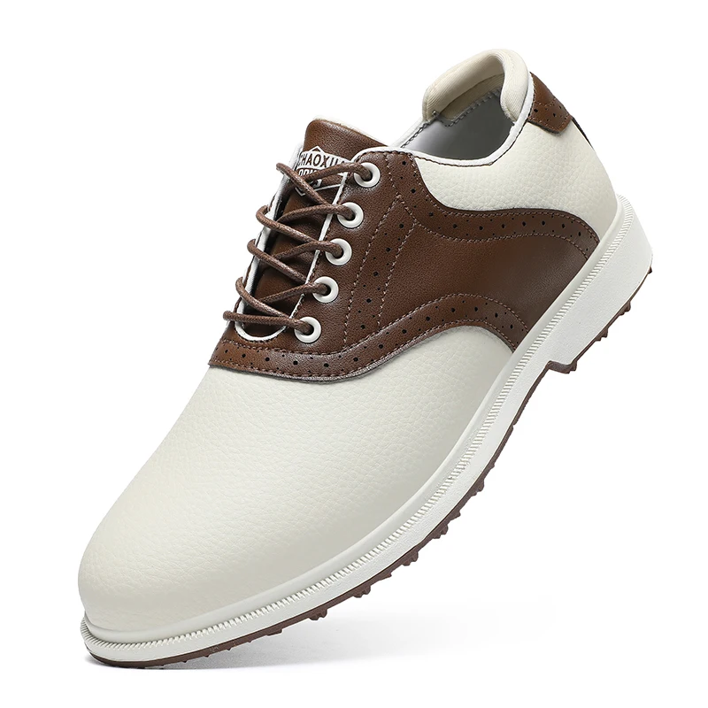 Four Seasons Universal Golfschuhe Herren wasserdicht und atmungsaktiv Golf feste Nadel BOA Golfschuhe Outdoor Walking Sportschuhe