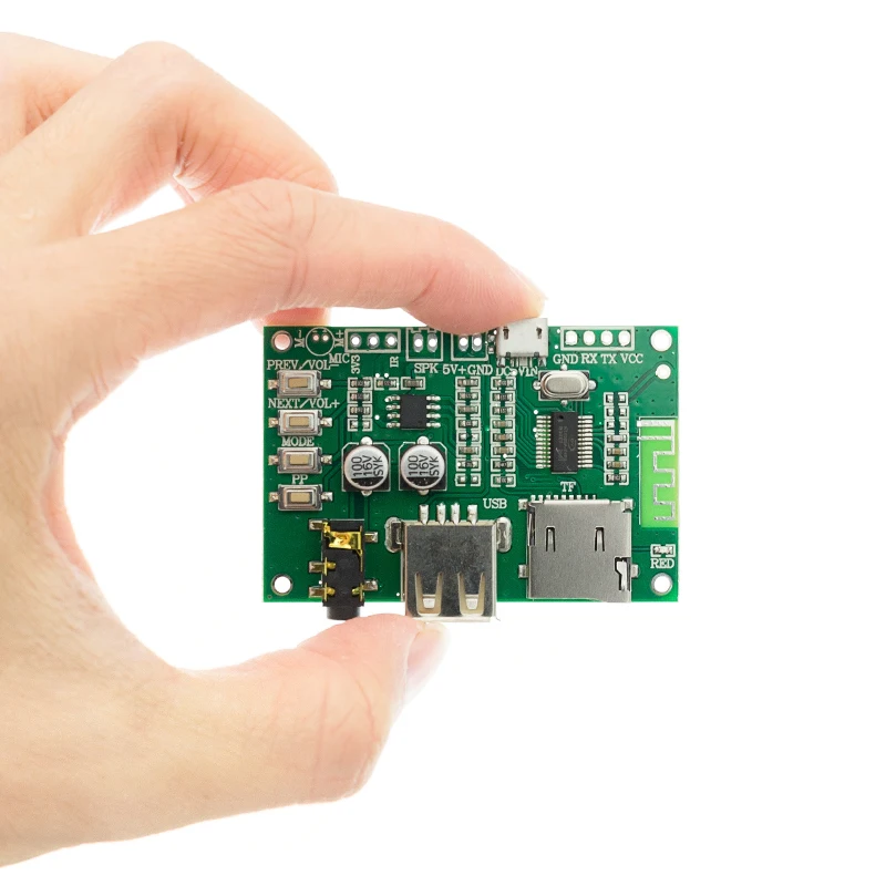 BT201 Dual Mode 5.0 Bluetooth Lossless Audio Power Amplifier Board Module Tf Card U Disk Ble Serial Port Transparent Trans