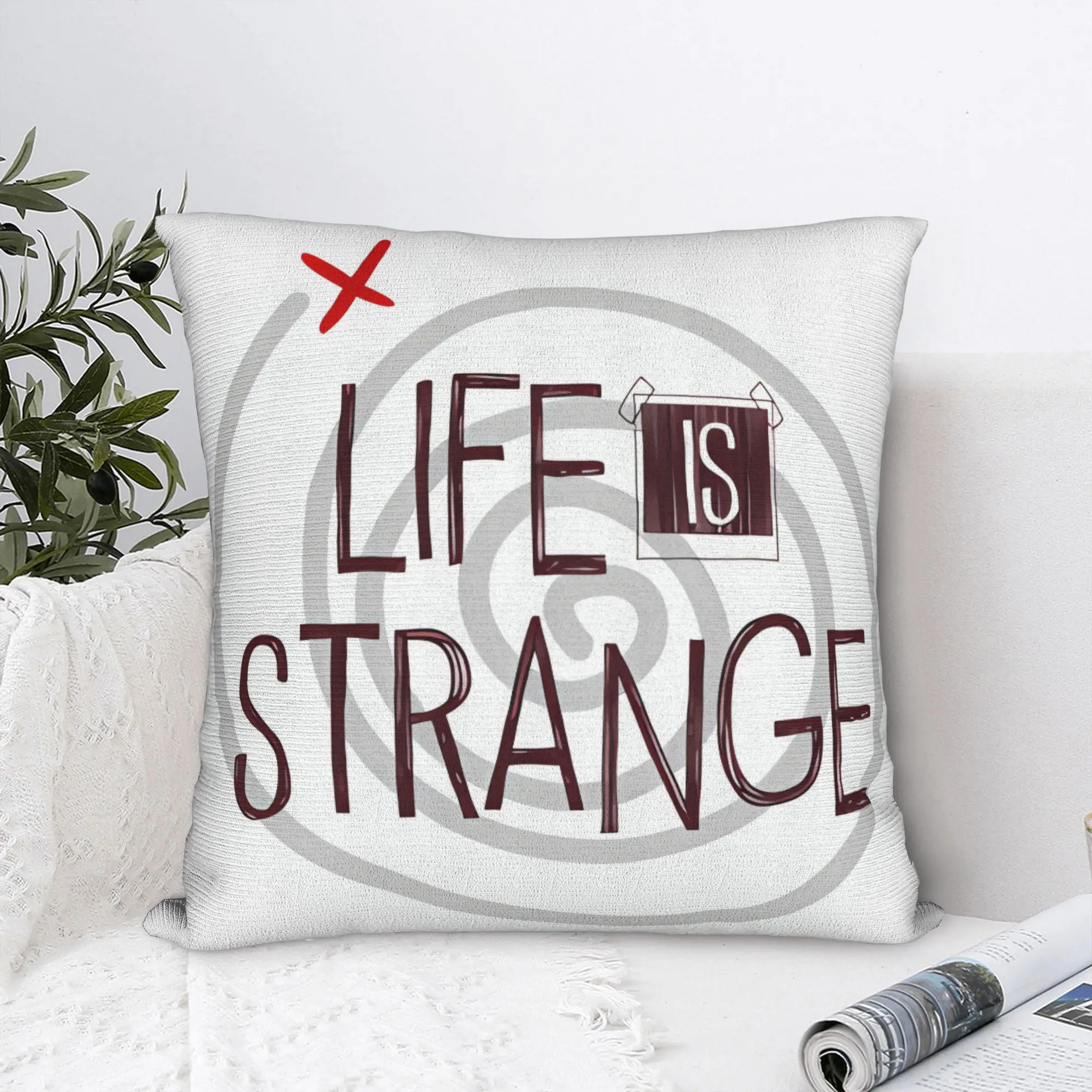 Life is Strange Rewind Pillow Cover  Comfy Cushion Cover Funny Pillow Case For Office Car Home Decor