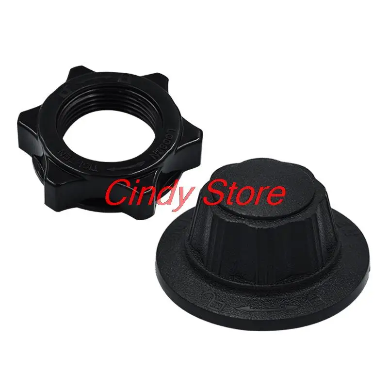 1set(Nut+Cap) Fan Blade Fixing Nut Universal Electric Fan Cover Protector Finger Child Guard Fixing Nut